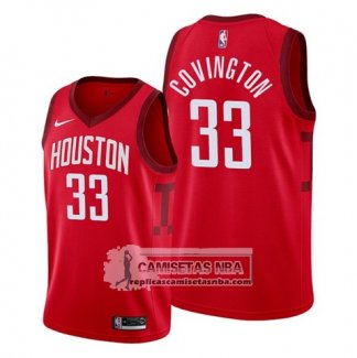 Camiseta Houston Rockets Robert Covington Earned 2019-20 Rojo