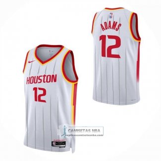 Camiseta Houston Rockets Steven Adams NO 12 Association 2026-27 Blanco