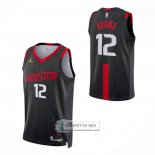 Camiseta Houston Rockets Steven Adams NO 12 Statement 2026-27 Negro