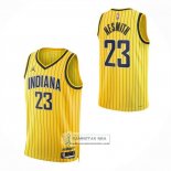 Camiseta Indiana Pacers Aaron Nesmith NO 23 Statement 2026-27 Oro