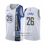 Camiseta Indiana Pacers Jeremy Lamb Ciudad Blanco