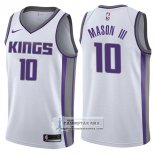 Camiseta Kings Frank Mason Iii Association 2017-18 Blanco