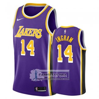 Camiseta Lakers Brandon Ingram Statement 2018 Violeta