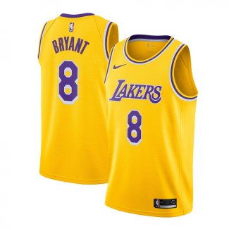 Camiseta Lakers Kobe Bryant Nike Icon 2018-19 Amarillo