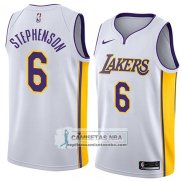 Camiseta Lakers Lance Stephenson Association 2018 Blanco