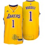 Camiseta Lakers Russell Amarillo