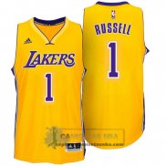 Camiseta Lakers Russell Amarillo