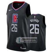 Camiseta Los Angeles Clippers Angel Delgado Statement 2019 Negro