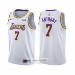 Camiseta Los Angeles Lakers Carmelo Anthony NO 7 Association 2021 Blanco