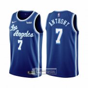 Camiseta Los Angeles Lakers Carmelo Anthony NO 7 Classic 2021 Azul