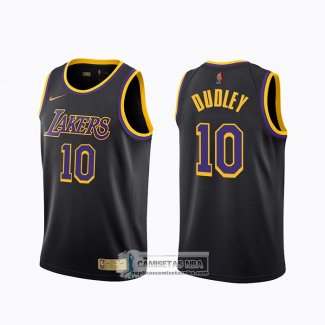 Camiseta Los Angeles Lakers Jared Dudley Earned 2020-21 Negro