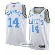 Camiseta Los Angeles Lakers Stanley Johnson NO 14 Classic 2022-23 Blanco