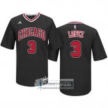 Camiseta Manga Corta Bulls Wade Negro