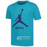 Camiseta Manga Corta Charlotte Hornets Essential Jumpman Verde