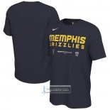Camiseta Manga Corta Memphis Grizzlies 2023 NBA Playoffs Mantra Azul