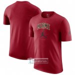 Camiseta Manga Corta Miami Heat Essential Ciudad Rojo