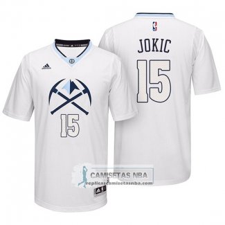 Camiseta Manga Corta Nuggets Jokic Blanco