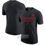 Camiseta Manga Corta Toronto Raptors Negro