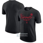 Camiseta Manga Corta Toronto Raptors Negro