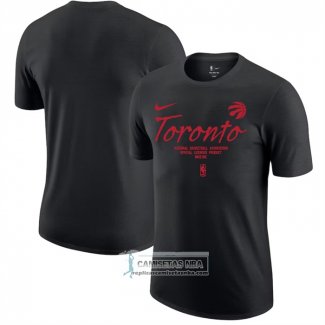 Camiseta Manga Corta Toronto Raptors Negro
