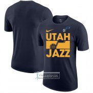 Camiseta Manga Corta Utah Jazz Negro1