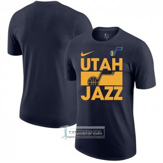Camiseta Manga Corta Utah Jazz Negro1