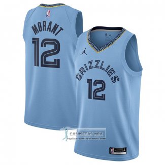 Camiseta Memphis Grizzlies Ja Morant Statement 2020 Azul