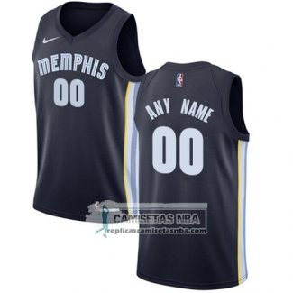 Camiseta Memphis Grizzlies Personalizada 2017-18 Azul