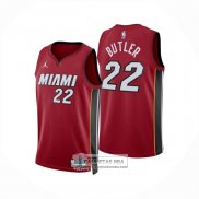 Camiseta Miami Heat Jimmy Butler NO 22 Statement 2024-25 Rojo