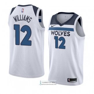 Camiseta Minnesota Timberwolves C. J. Williams Icon 2018 Azul