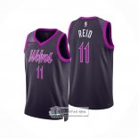 Camiseta Minnesota Timberwolves Naz Reid NO 11 Ciudad 2025-26 Negro