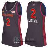 Camiseta Mujer All Star 2017 Leonard Spurs Carbon