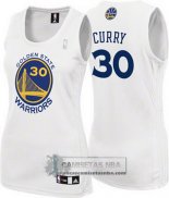 Camiseta Mujer Warriors Curry Blanco