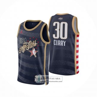 Camiseta NBA All Star 2026 Stephen Curry NO 30 Azul