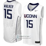 Camiseta NCAA Connecticut Walker Blanco