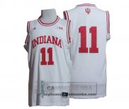 Camiseta NCAA Indiana Hoosiers Isiah Thomas Blanco