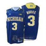 Camiseta NCAA Michigan State Spartans Trey Burke Azul