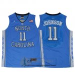 Camiseta NCAA North Carolina Johnson Azul