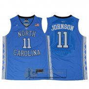 Camiseta NCAA North Carolina Johnson Azul