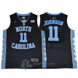 Camiseta NCAA North Carolina Johnson Negro
