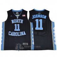 Camiseta NCAA North Carolina Johnson Negro