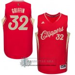 Camiseta Navidad Clippers Griffin 2015 Rojo