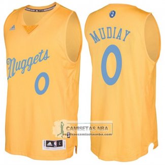 Camiseta Navidad Nuggets Emmanuel Mudiay 2016 Dolado