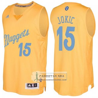 Camiseta Navidad Nuggets nikola jokic 2016 Dolado