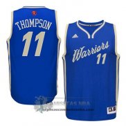 Camiseta Navidad Warriors Thompson 2015 Azul