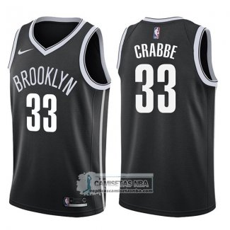 Camiseta Nets Allen Crabbe Icon 2017-18 Negro