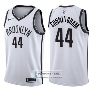 Camiseta Nets Dante Cunningham Association 2017-18 Blanco