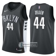 Camiseta Nets Tyler Zeller Statement 2017-18 Negro