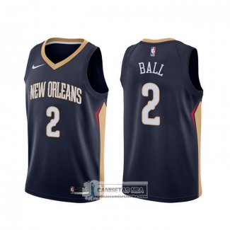 Camiseta New Orleans Pelicans Lonzo Ball Icon Azul