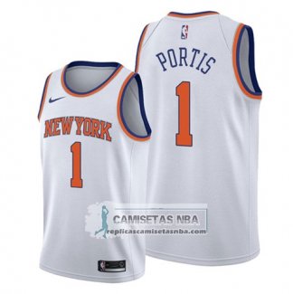 Camiseta New York Knicks Bobby Portis Association Blanco